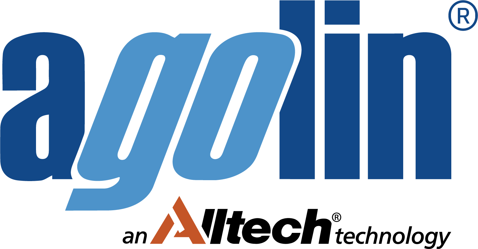 logo Agolin en couleur bleu